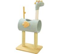 Árbol trepador para Gatos Marco de Escalada para Gatos Dinosaurio, apartamento pequeño Multifuncional, Poste rascador para Gatos, Arena para Gatos, uno no ocupa un área de Cuatro Estaciones, Lindo