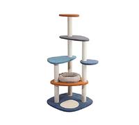 Árbol trepador para gatos, marco de escalada para gatos, tablero rascador para gatos fácil de limpiar, arena para gatos, árbol para gatos, marco integrado para gatos, visión de árbol para gatos
