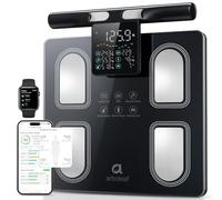 arboleaf Báscula Inteligente Bioimpedancia con 8 Electrodos, Monitor Preciso de IMC, Bascula Grasa Corporal y Masa Muscular con 50 Métricas y Pantalla en el Mango