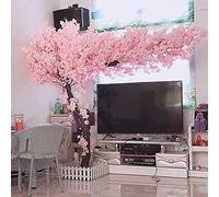 Árboles Artificiales de Cerezo, decoración de Flor de Cerezo japonés Rosa, Simulation Deseing Tree Silk Sakura, para Fiesta de Bodas en el Centro Comercial decoración del hogar al Aire Libre 180