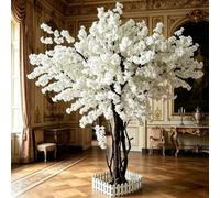 Árboles Artificiales de Flor de Cerezo Árbol de los Deseos Falso Estilo Japonés para Hogar Salon Dormitorio Decoración de Bodas En Interiores y Exteriores,03,2.3x2m