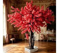Árboles Artificiales de Flor de Cerezo Árbol de los Deseos Falso Estilo Japonés para Hogar Salon Dormitorio Decoración de Bodas En Interiores y Exteriores,02,2x1.5m