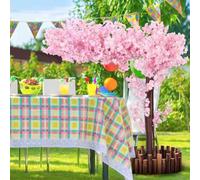 Árboles Artificiales de Flor de Cerezo Árbol de los Deseos Falso para Hogar Salon Dormitorio Decoración de Bodas En Interiores y Exteriores,01,2x1.3m