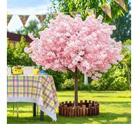 Árboles Artificiales de Flor de Cerezo Árbol de los Deseos Falso para Hogar Salon Dormitorio Decoración de Bodas En Interiores y Exteriores,02,1.2x0.8m