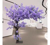 Árboles Artificiales de Flor de Cerezo con Tallos de Madera Reales y réplica de Hojas realistas Decoración Hecha A Mano para Bodas Eventos Fiestas En,06,300×180cm