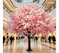 Árboles Artificiales De Flores De Cerezo - Falso Árbol De Los Deseos De Estilo JaponéS para Ventana De Hotel - DecoracióN Interior O Exterior,1.6x1m/5.2x3.3ft
