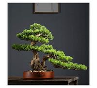Árboles Artificiales De Pino Bonsái De Bienvenida De Estilo Chino, Microadorno Paisajístico Zen De 33 Cm, Árboles Artificiales Para Salas De Conferencias Y Exposiciones, Estanterías De Pino Simulado.