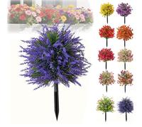 Árboles Artificiales en Maceta con estacas for el Suelo, arbusto de Bolas de topiario de boj de 22 Pulgadas, Resistente a los Rayos UV, Planta Falsa for Exteriores for jardín y jardín(L)