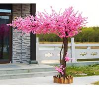 Árboles de durazno artificiales, árbol de los deseos, impresionantes árboles de durazno artificiales, para decoración de bodas en interiores y exteriores, imitación de vid de durazno.,B:6.56 * 4.92ft