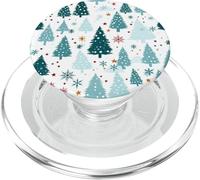 Árboles de Navidad Lindo patrón de Navidad PopSockets PopGrip para MagSafe