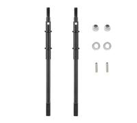 Árboles De Transmisión Compatible con Axial para SCX10 II 90046 1/10 RC Crawler Cars Piezas De Actualización Accesorios 2 Piezas Eje De Transmisión De Acero CVD AR44(Rear)