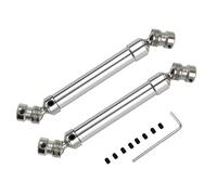 Árboles De Transmisión Para Axial Para SCX10 AX10 D90 TF2 Para HSP 1/10 Coche RC Piezas: 2 Ejes Transmisión Metálicos Junta Para Universal CVD 112-152 Mm(Silver)