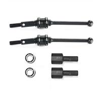 Árboles De Transmisión Para Tamiya Para TT02 TA05 TA06 TB05 TRF420 TRF417 RC Car Upgrade Parts 2 Piezas Eje De Transmisión Junta Metálica CVD Eje 44 Mm