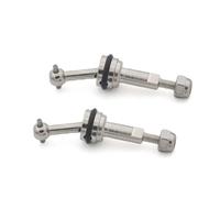 Árboles De Transmisión Para Wltoys K969 K989 K979 P929 1/28 RC Coche Piezas Mejora: 2 CVD Metálicos Extendidos 2 Mm Eje Junta Para Universal Con Tuerca M2(Silver)