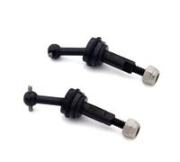 Árboles De Transmisión Para Wltoys K969 K989 K979 P929 1/28 RC Coche Piezas Mejora: 2 CVD Metálicos Extendidos 2 Mm Eje Junta Para Universal Con Tuerca M2(Black)