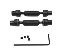 Árboles De Transmisión Para WPL C64 C74-1 JA11 1/16 RC Car Kit De Accesorios OP De Mejora Metal Ejes De Transmisión Delantero Trasero Negro Plateado(Black)