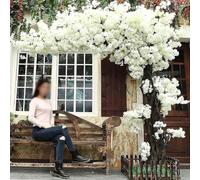 Árboles Flores de Cerezo Artificiales Blancos Árbol de los Deseos Falso Estilo Decoración De Flor De Falsa Hecha A Mano para Bodas Eventos Fiestas En,01,300×160cm