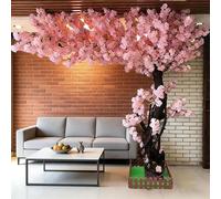 Árboles Flores de Cerezo Artificiales Hecho a Mano para Interiores y Exteriores árbol de durazno Falso árbol de Deseo para Hogar Salon Dormitorio Decoración,98 x78in
