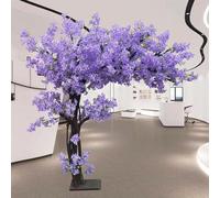 Árboles Flores de Cerezo Artificiales Planta Grande Decoración De Flor De Seda Falsa Hecha A Mano Árbol De Los Deseos para Bodas Eventos Fiestas En,05,1.8x1.5m
