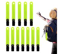 Árboles Marcadores De Senderos: Cinta De Marcado De Alta Visibilidad De 12 Piezas, Tachuelas Reflectoras De Caza, Cinta De Pvc Impermeable | Marcado De Senderos Al Aire Libre Para Acampar, Senderismo,