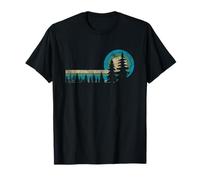 Árboles vintage en la naturaleza para al aire libre Vida silvestre Bosque tranquilo Camiseta