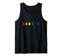 Arbolitos de Navidad Gay con Arco Iris LGBT Camiseta sin Mangas