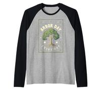 Arbor Day Every Day Camiseta Manga Raglan