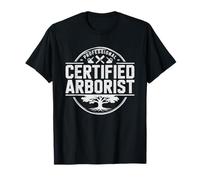 Arboricultor Certificado Isa Insignia Vintage Arbol Cirujano Camiseta