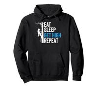Arborista Comer Dormir Get High Repeat Funny Sudadera con Capucha
