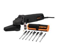 ARBORTECH Power Chisel 900s herramienta de corte eléctrico para madera 1000W incl. 7 cinceles de corte