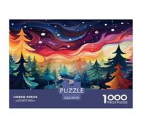 Arbre de Noël coloré Puzzle Regalo Creativo Decoración Familiar 1000 Piezas Plantaaes Rompecabezas Imposible Entretenimiento Creativo para Adultos 70x50cm/1000pcs