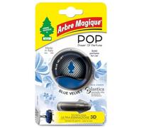 Arbre Magique Ambientador para coche Pop, fragancia Blue Velvet, fragancia prolongada hasta 7 semanas