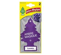 Arbre Magique Duo Pack Black Rose - Ambientador para coche - 7 semanas de frescura natural - Duración constante - Perfume refinado y aterciopelado - Aroma elegante