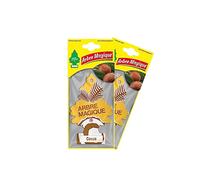 Arbre Magique Duo Pack Coco - Ambientador para coche - Fragancia intensa de leche de coco - 7 semanas de frescura natural - Relaja y regenera la mente, 1 unidad de 2 unidades