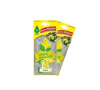 Arbre Magique Duo Pack Limón - Ambientador para coche - Fragancia Limón - 7 semanas de energía y frescura, duración constante, mezcla de aromas sorprendentes