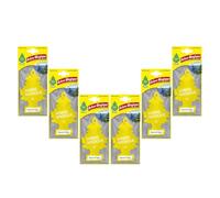 Arbre Magique Mono - Ambientador para Coche, Aroma a cítricos de Capri, Fragancia cítrica y Fresca, duración hasta 7 semanas, Fabricado en Italia, Paquete de 6 Unidades