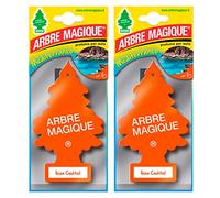 Arbre Magique Mono, ambientador para coche, fragancia Ibiza Cóctel, fragancia fresca y ligeramente picada, duración hasta 7 semanas, fabricado en Italia, paquete de 2 unidades