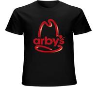 Arby's Ideas Men's T Shirt Unisex tee Graphic Short Sleeve Tops Black L
