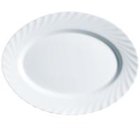 ARC 65669 - Plato Ovalado Trianon, 35 cm, Blanco, Porcelana