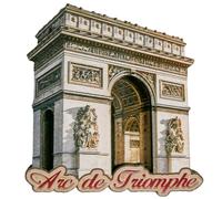 Arc De Triomphe Paris France - Imán para nevera, recuerdo de viaje, 3D, decoración magnética para nevera, artesanía
