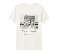 ARC De Triomphe Paris France Souvenir Familia Niños Hombres Mujeres Camiseta Premium