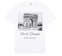 ARC De Triomphe Paris France Souvenir Familia Niños Hombres Mujeres Comfort Colors Adult Heavyweight T-Shirt