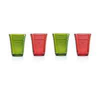 Arc International N4600 Luminarc - Juego de 4 vasos de fiesta (cristal pulverizado), transparente