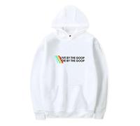 ARC Raiders Merch Live By The Goop Die By The Goop - Sudadera con capucha de manga larga para videojuegos, unisex, divertida, casual, blanco, 3XL