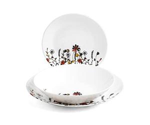 ARC Timoleon - Servicio Tvaola, 18 platos, ópalo, blanco