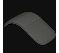 Arc Touch Mouse aplicable para Microsoft FHD-00001/FHD-00002, mouse plegable portátil, silencioso, plegable, para computadora, Mac, OS, portátil, portátil (negro)