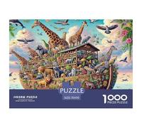 Arca de Noé Animales Puzzle de 1000 Piezas Puzzle para Adultos Escena Familiar Decoración 70x50cm/1000pcs