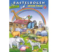 ATELIER COLOR Arca de Noé con animales, barco juguete creativos de papel para niños 5+ años para recortar, manualidades, jugar con modelo 3D