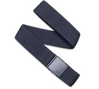 Arcade Belts A2 - Cinturón unisex de aventura: elástico resistente, hebilla sin metal, Atlas - Azul marino, Long (Up to 50"); 1.5" Wide