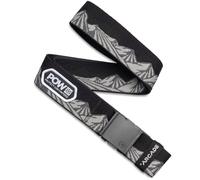 Arcade Belts A2 - Cinturón unisex de aventura: elástico resistente, hebilla sin metal, Pow X Joseph Toney - Negro/Carbón, Standard (Up to 40"); 1.5" Wide